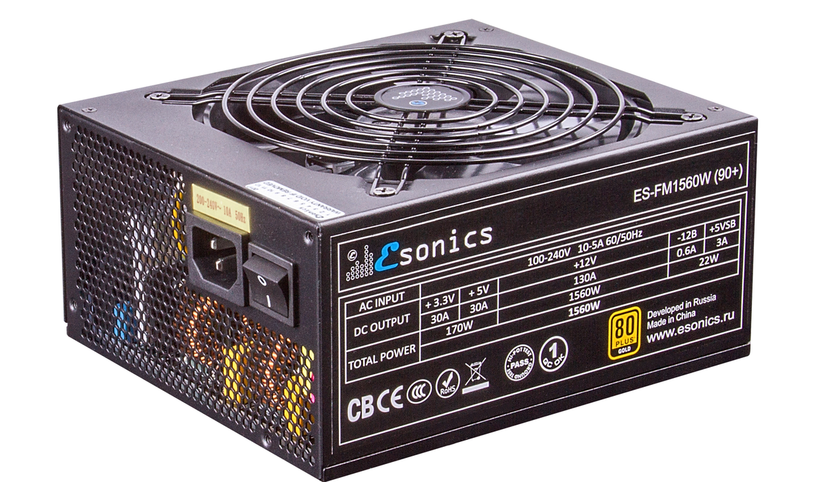 Российский стартап Esonics начинает выпуск блоков питания, материнских плат и видеокарт для майнинга